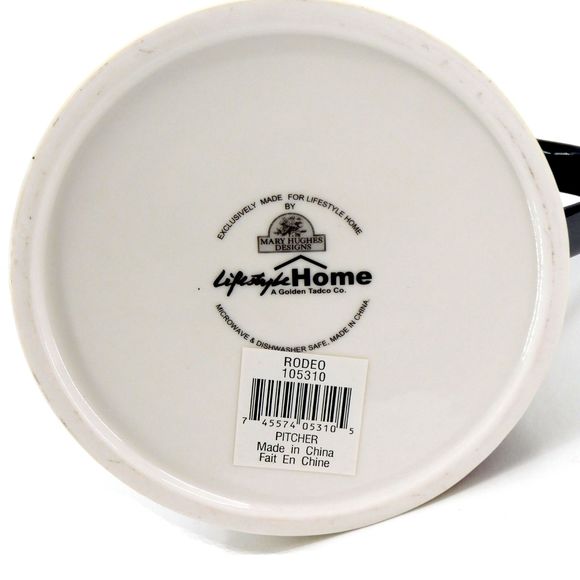 Lifestyle Home Mary Hughes Designs "Rodeo" Pitcher - Picture 9 of 10